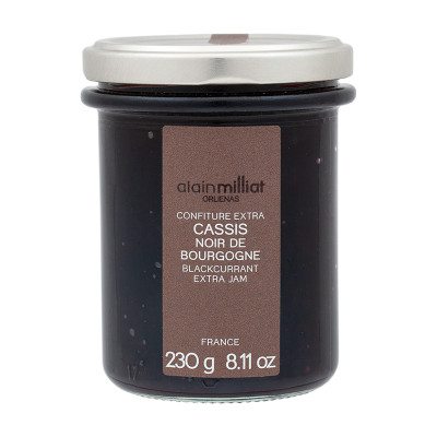 Alain Milliat Konfitüre, Schwarze Johannisbeere, 230g