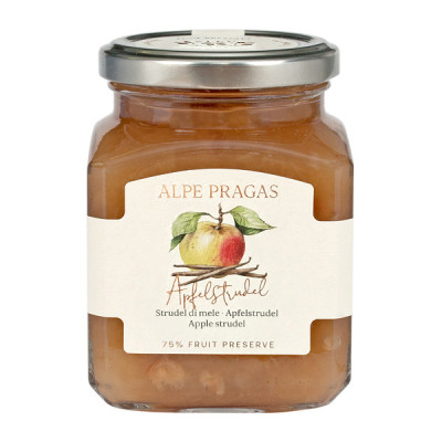 Alpe Pragas Fruchtaufstrich, Apfelstrudel, 335g
