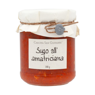 Cascina San Giovanni Sauce, Sugo all'amatriciana, 180g