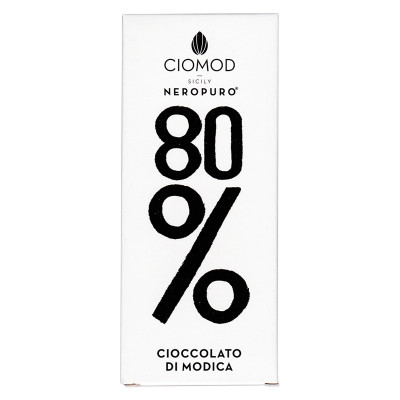 Ciomod Modica Schokolade, 80%, 100g
