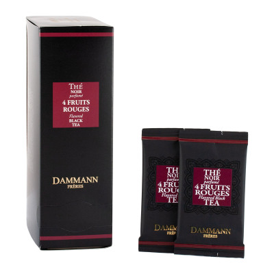 Dammann Frères Tee, 4 Fruits Rouges, 24 Beutel, einzeln verpackt