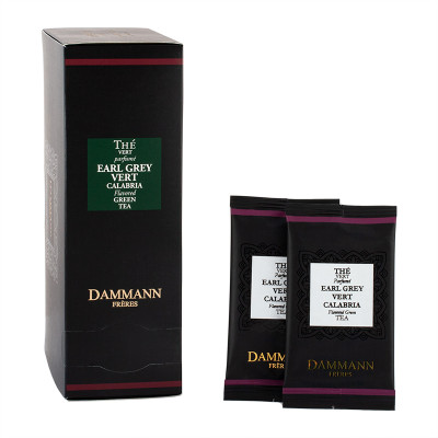 Dammann Frères Tee, Earl Grey Vert Calabria, 24 Beutel, einzeln verpackt