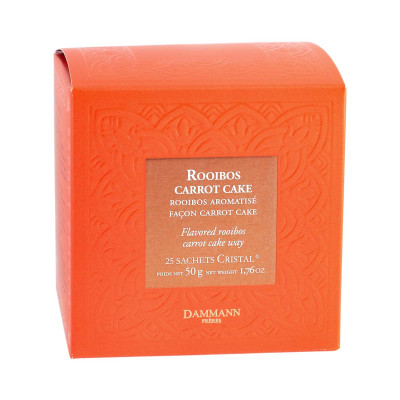 Dammann Frères Tee, Rooibos Carrot Cake, 25 Beutel