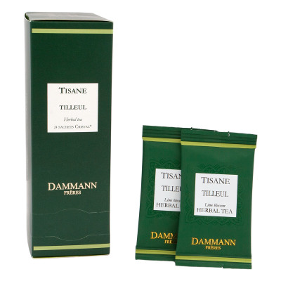 Dammann Frères Tee, Lindenblüten, 24 Beutel, einzeln verpackt