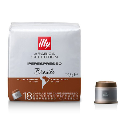 illy Espresso, Kapseln, Arabica Selection Brasilien, 18 Stück