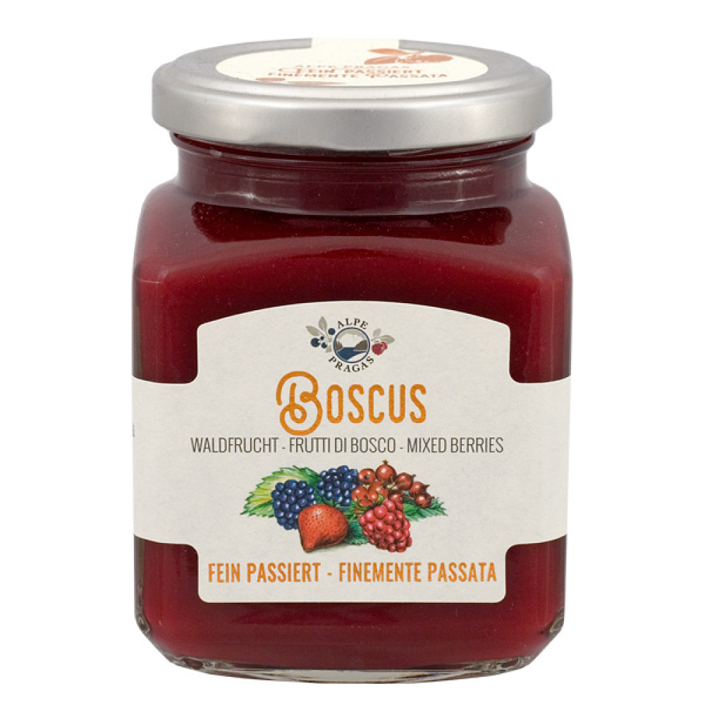 Alpe Pragas Fruchtaufstrich, Waldfrucht, fein passiert, 335g
