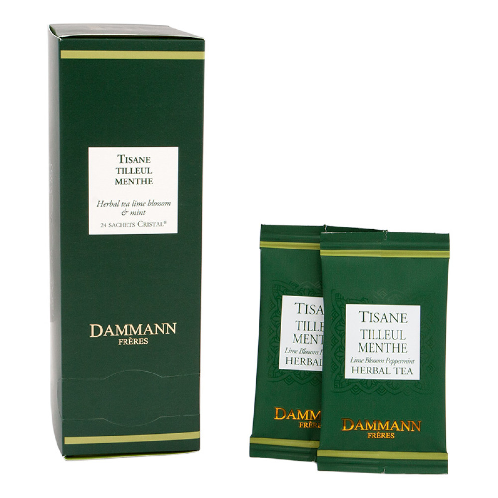 Dammann Frères Tee, Tilleul Menthe, 24 Beutel, einzeln verpackt