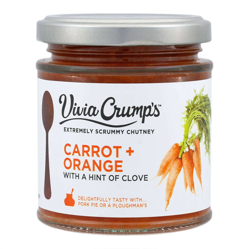Vivia Crump's Chutney, Karotte und Orange mit Gewürznelke, 200g