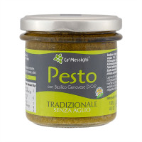 Ca' Messighi Pesto, Basilico Genovese D.O.P., Tradizionale, ohne Knoblauch, 130g