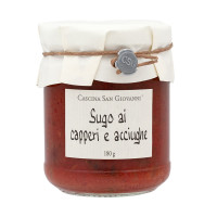 Cascina San Giovanni Sauce, Sugo ai capperi e acciughe, 180g