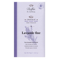 Dolfin, Zartbitterschokolade mit Lavendel, 70g