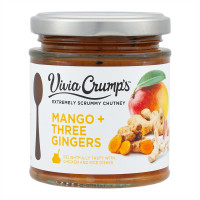 Vivia Crump's Chutney, Mango und drei Sorten Ingwer, 200g